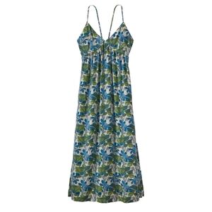 Pataloha Strappy Dress Hevea Branches Warm White